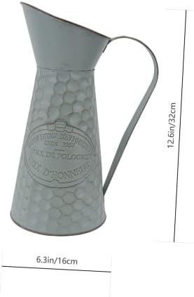 STOBAZA Antique Iron Flower Pot Decorative Vase for Home Decor Chic Style