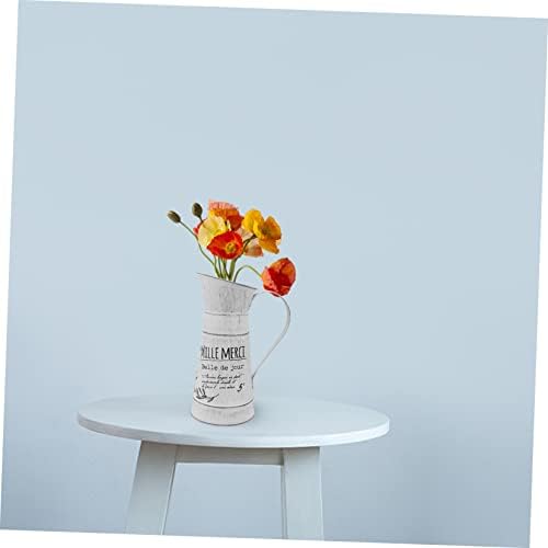 Retro Iron Kettle Vase for Home and Garden Decor