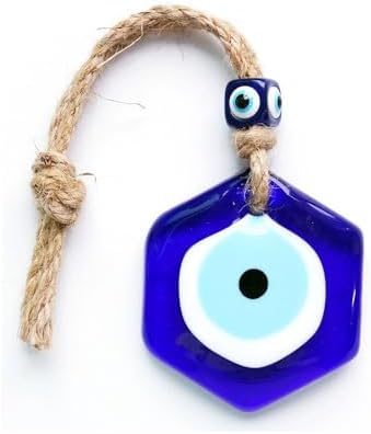 Bigbabybig Hxagon Evil Eye Car Charm Decor