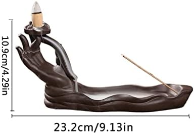 WALDOR Incense Burner Buddha Palm Handmade Holder