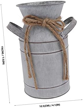 StobaZA Decorative Iron Flower Bucket for Home and Garden