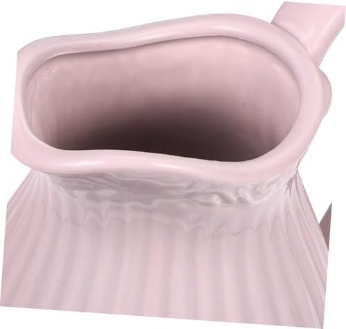 Pink Ceramic Flower Vase for Dried Flowers and Home Decor