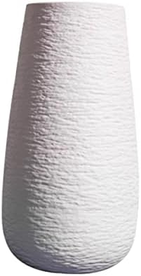 STOBAZA 1pc White Ceramic Vase Modern Plant Pot