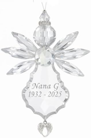 Personalized Guardian Angel Acrylic Suncatcher Ornament