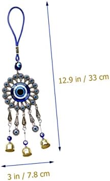 Yardenfun Evil Eye Car Hanging Decor Wind Chime