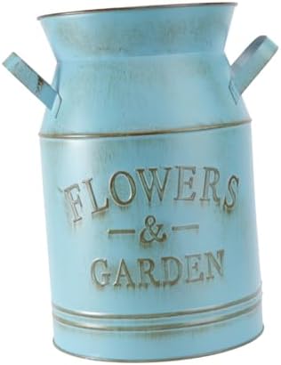 Metal Crafted Flower Vase for Bouquets and Decor