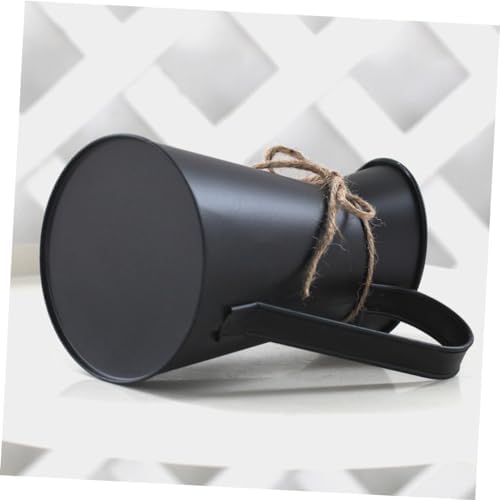 VINTORKY Rustic Metal Flower Vase for Vintage Home Decor