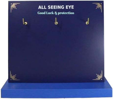 Ebros Gift All Seeing Eye Talisman Set with Display Stand