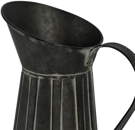 Rustic Metal Milk Jug Vase for Home Dcor