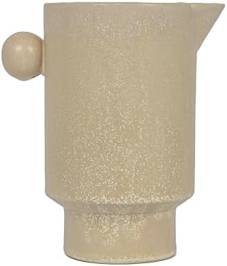 Creative Co Op Modern Small Stoneware Pitcher or Vase 24 oz