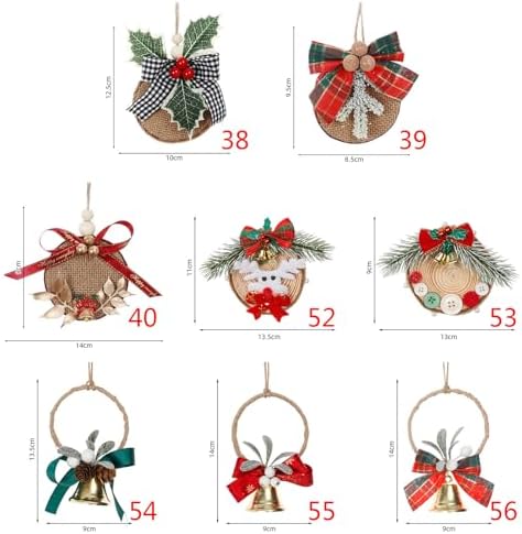 Christmas Wreath Door Hanger for Front Door Decoration