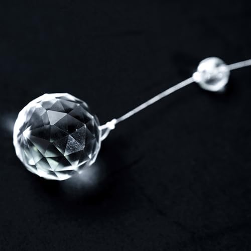 Crystal Beaded Strands with Clear Glass Beads for Wedding and Home Decor