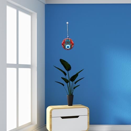 Fusion Hamsa Hand Hanging Decor with Evil Eye