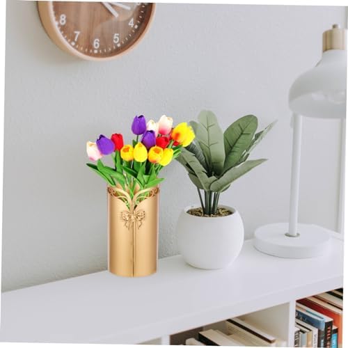 Rustic Flower Bucket Vintage Decor Vase for Home