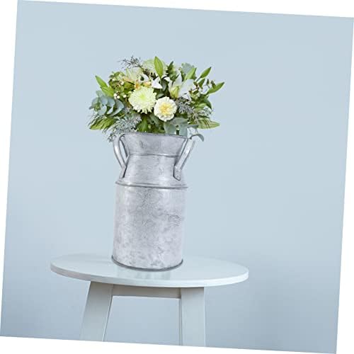 Vintage Iron Sheet Flower Vase Stylish Home Decor