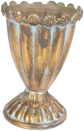 STOBAZA Large Trophy Vase Decorative Iron Flower Pot