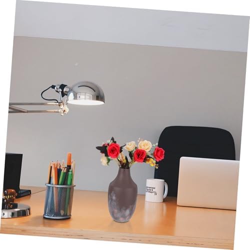 Vintage Metal Flower Vase Decorative Tabletop for Home