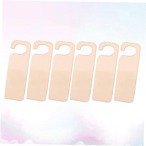 Ciieeo 6pcs Wooden Door Hanging Decorations