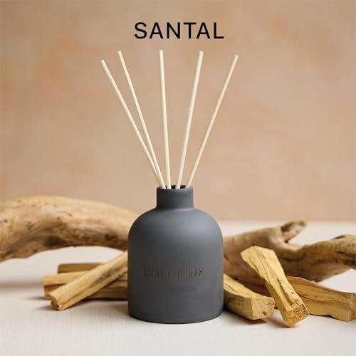 Craft Kin Reed Diffuser Set - Santal Woods 67oz Alcohol-Free Essential Oils