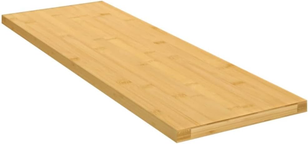 vidaXL Wall Mounted Bamboo Shelf 236x79x06