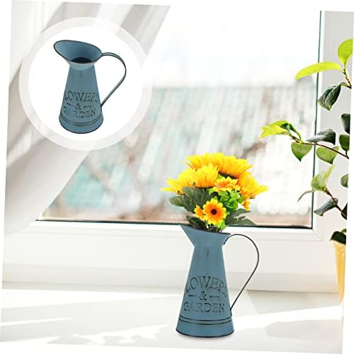 STOBAZA Antique Iron Flower Arranging Pot Decorative Vase for Dried Flowers