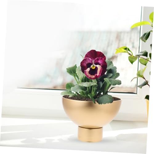 2pcs Gold Metal Flower Vase for Home Decor Centerpieces