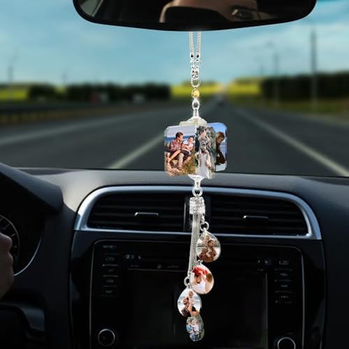 Personalized Photo Crystal Car Hanging Ornament