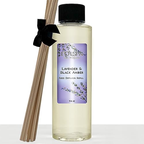 LOVSPA Lavender Black Amber Reed Diffuser Oil Refill