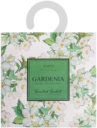 Pofly Gardenia Scented Sachets 12-Pack for Home