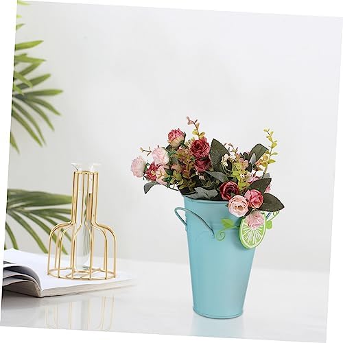 Iron Flower Vase for Home Decoration Rustic Style