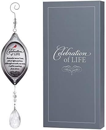 Celebration of Life Sympathy Gift with Crystal Ornament