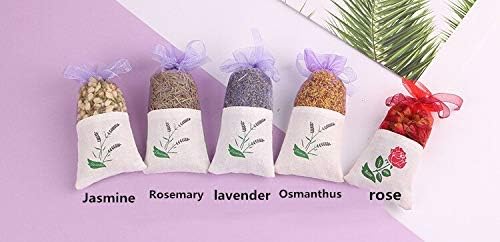 EdricShop Natural Dried Flower Jasmine Osmanthus Lavender Scented Sachet