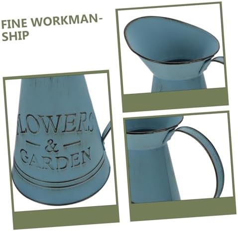 STOBAZA Antique Iron Flower Arranging Pot Decorative Vase for Dried Flowers