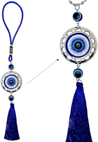 LUCKBOOSTIUM Evil Eye Keychain - Good Luck Protection Charm