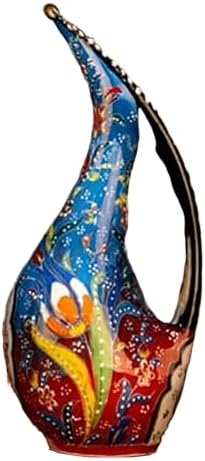Turkish Ceramic Pelican Vase - Handmade 25cm Decorative Pitcher