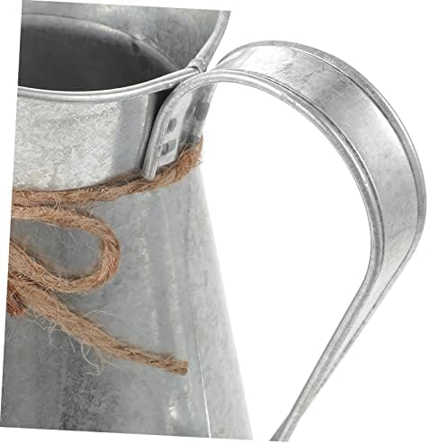 GANAZONO Vintage Iron Flower Bucket for Home Decor