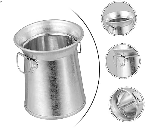 9pcs Vintage Iron Flower Vase Rustic Decor Holder