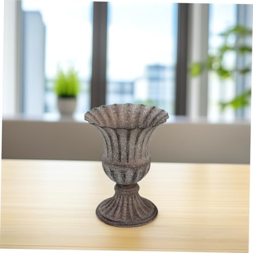 Vintage Metal Flower Vase for Home Decor and Wedding Centerpieces