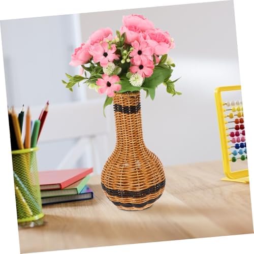 STOBAZA 315a Woven Flower Vase for Rustic Home Decor