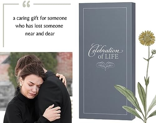 Celebration of Life Sympathy Gift with Crystal Ornament