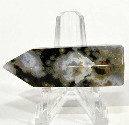 HQRP Ocean Jasper Point 47mm Multicolor Crystal Stick