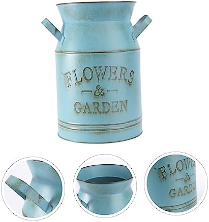 Metal Crafted Flower Vase for Bouquets and Decor