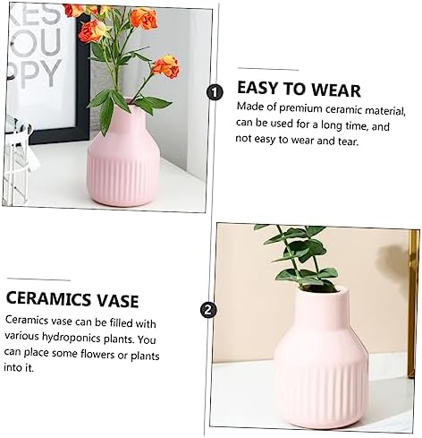 Ceramic Flower Vase Trendy Aesthetic for Home Decor