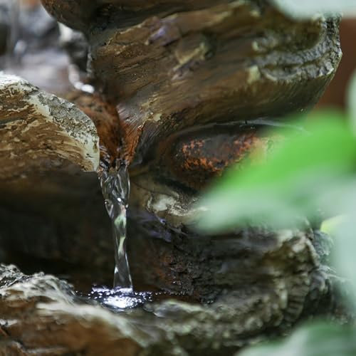 Relaxing Indoor Water Fountain with LED Light