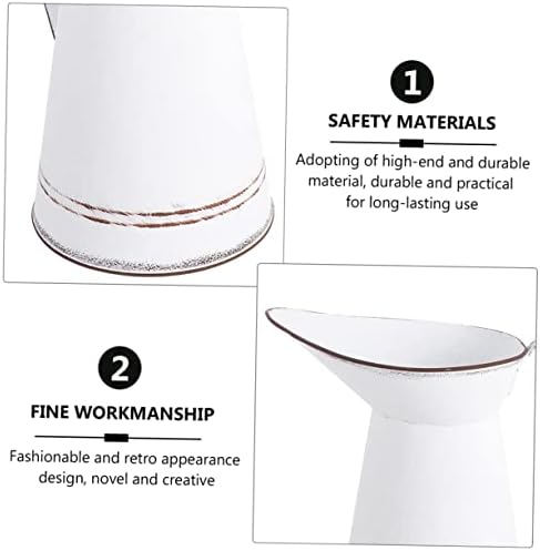 Vintage Metal Flower Pot Set for Home Office Wedding Decor