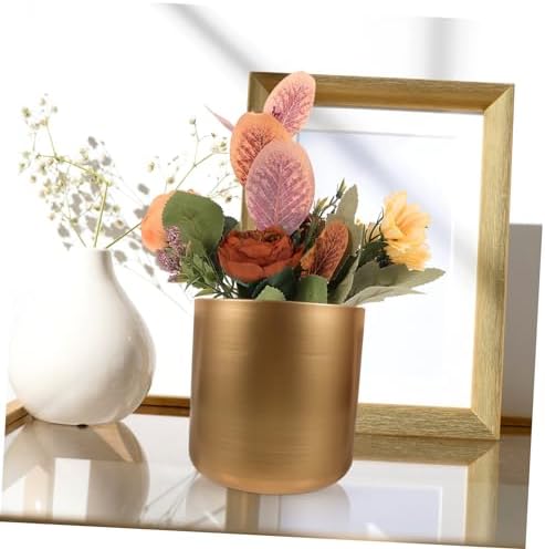 STOBAZA Vintage Rustic Flower Vase Bucket Planter Decor