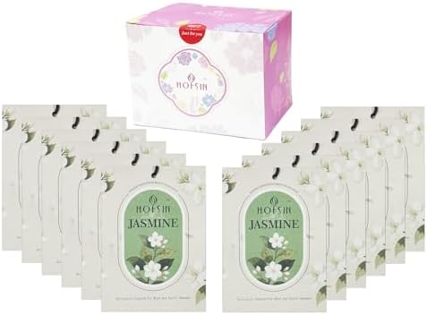 12 Pack Jasmine Scented Sachets for Drawer and Closet