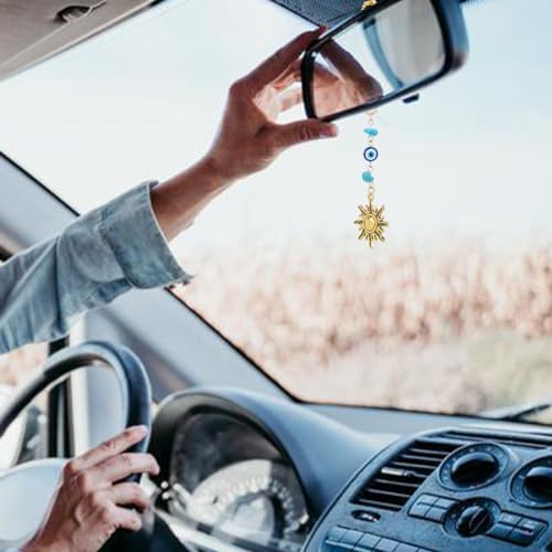 12Pcs Evil Eye Hanging Charms for Car Window Door Frame Balcony