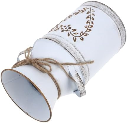 STOBAZA 3pcs Vintage Flower Vase with Leaf Design