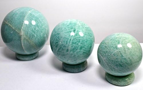 HQRP 37mm Green Amazonite Crystal Stand